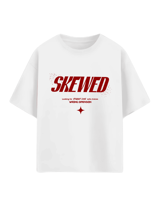 SKEWED OVERSIZED FIT T-SHIRT